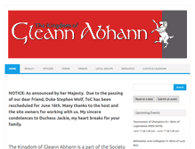 Tablet Screenshot of gleannabhann.net